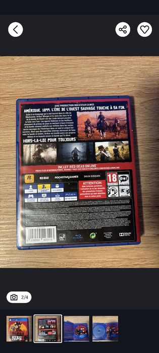Gra red dead redemption 2 ps4