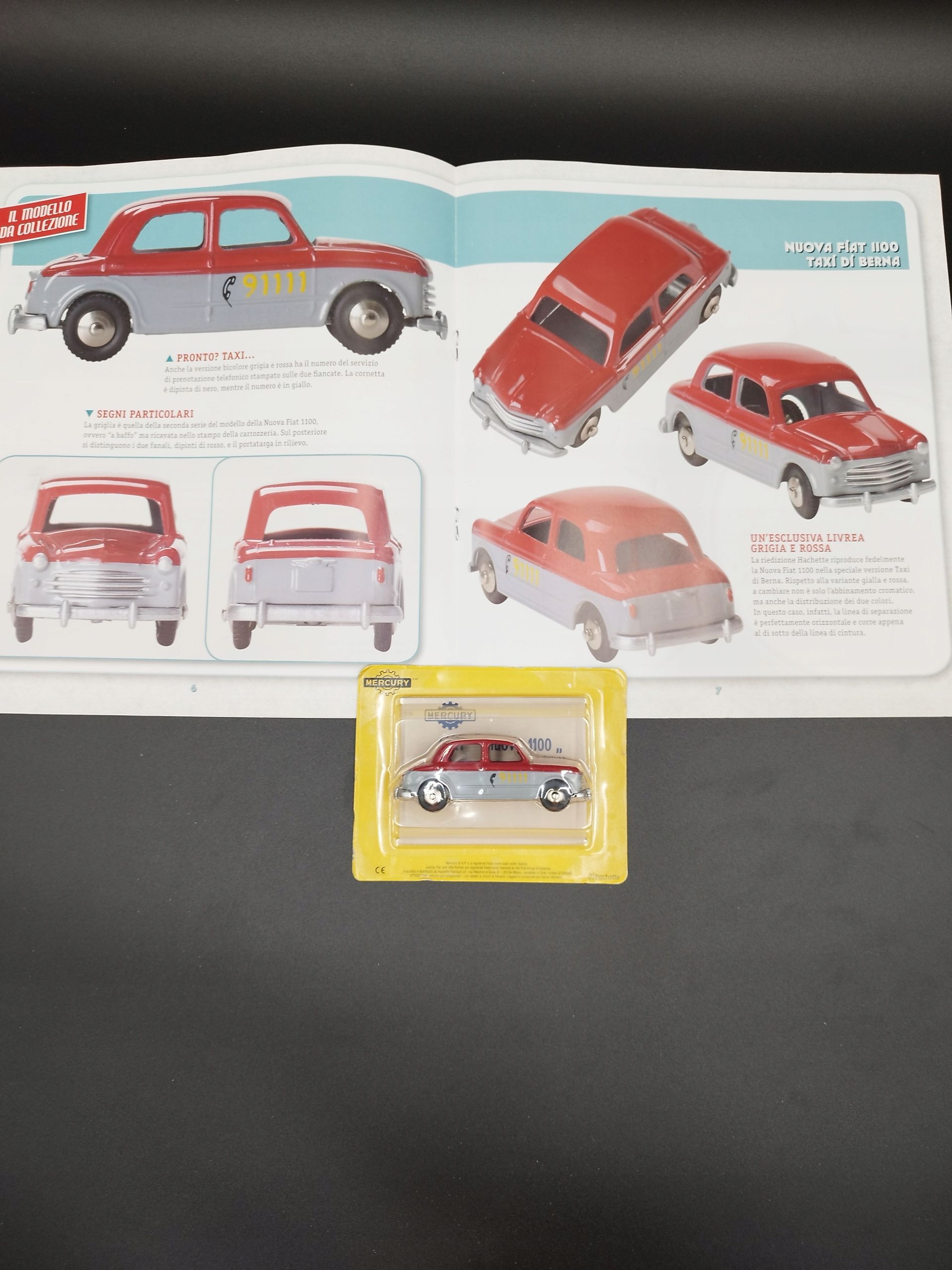 Model Hachette ok1:43 nr 40 Nuova Fiat 1100 Taxi