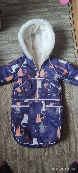 Комбінезон трансформер 3 в 1 зимовий,конверт