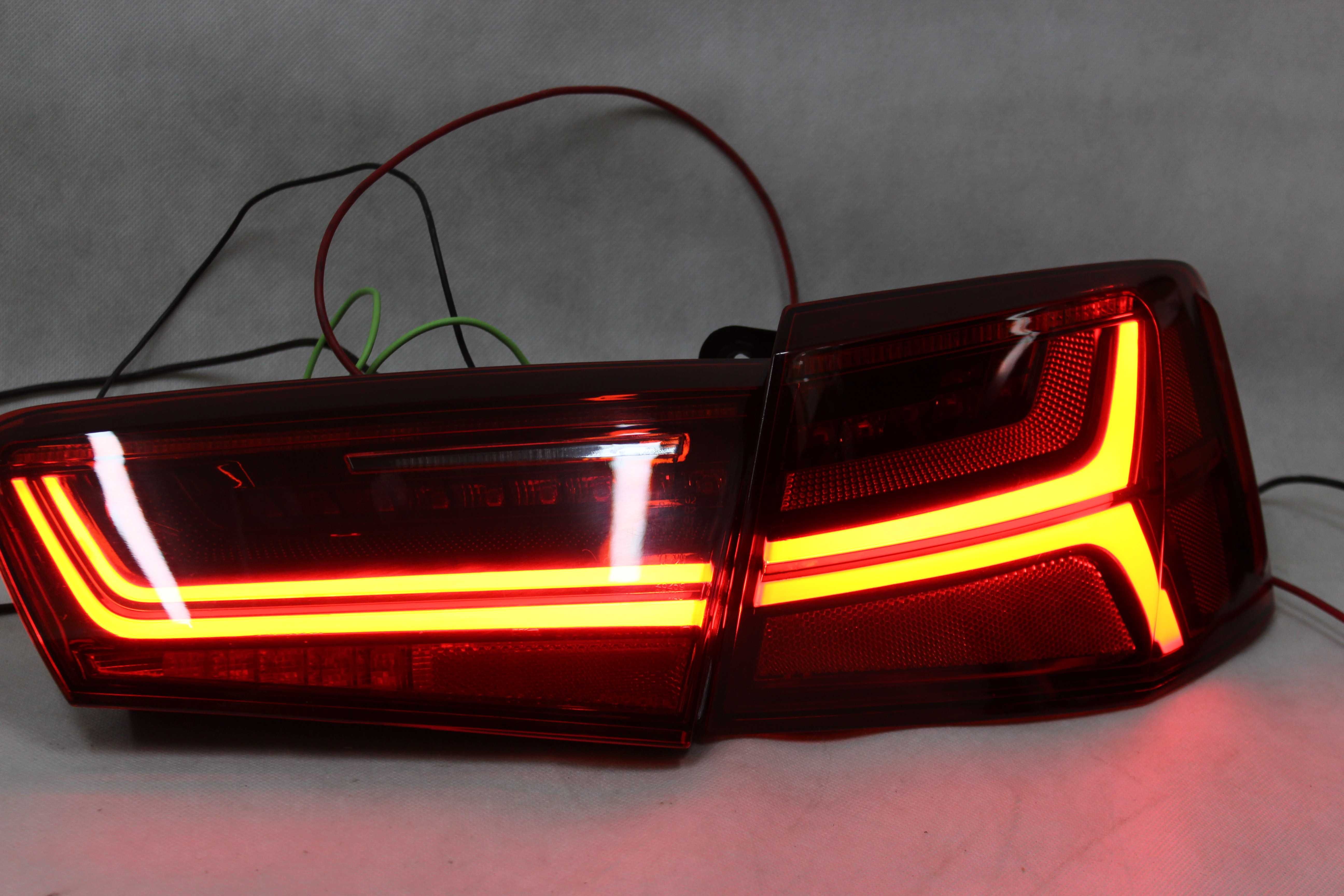 Lampy tył tylne AUDI A6 C7 SEDAN 11-14 Dynamiczne LED BAR NEON TUNING!