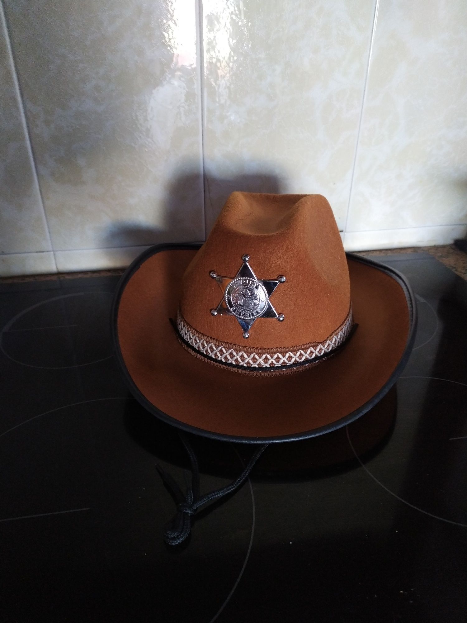 Chapéu cowboy xerife