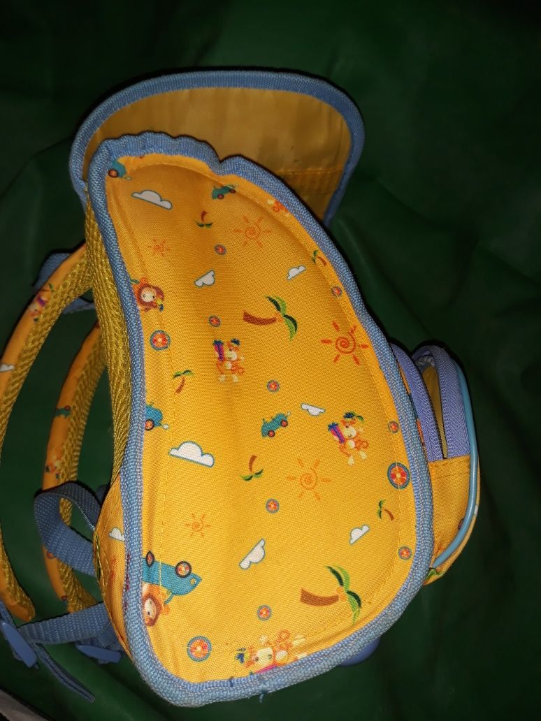 Детский рюкзак для школы или в садик ребёнку жёлтый сумка малышу