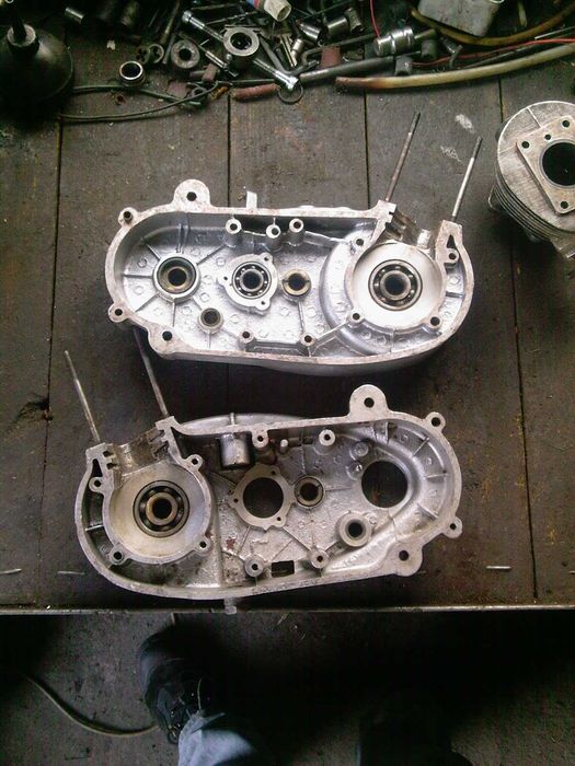 naprawa motocykli junak i inne zabytk remont silnka osiowanie, tulejki