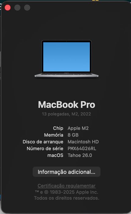 MacBook Pro 13' M2 2022