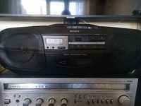 Radio SONY  CD  stereo CDF-304 + adapter do telefonu