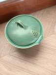 Ceramiczny pojemnik z pokrywką do herbaty lub na imbir