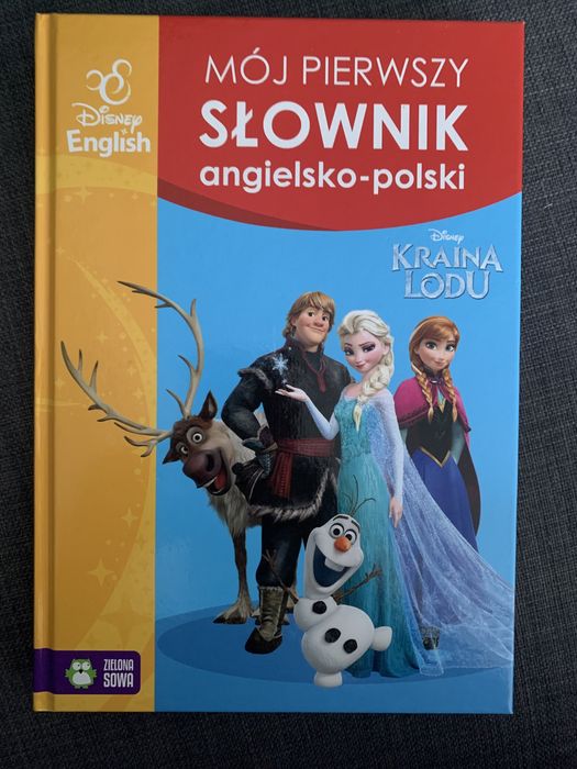 Książka Słownik angielsko - polski Disney Zielona Sowa wiek 4+