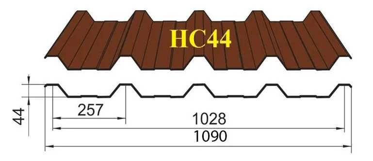 Профнастил Т-10, ПК-20, ПС-20. Металлочерепица