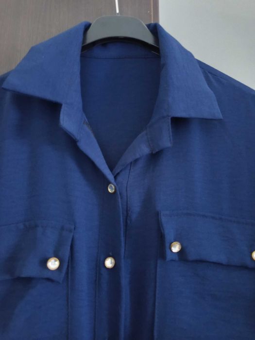 Sukienka granatowa 3/4 M/L