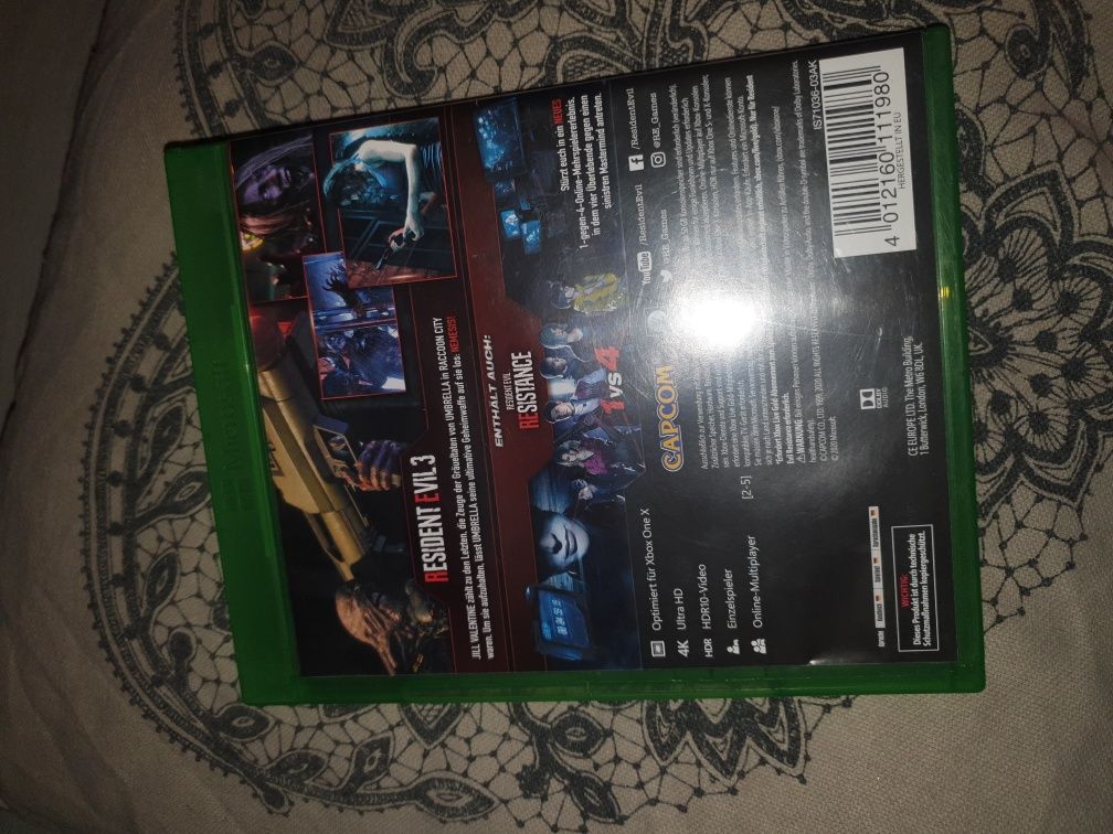 Resident evil 3 Xbox One