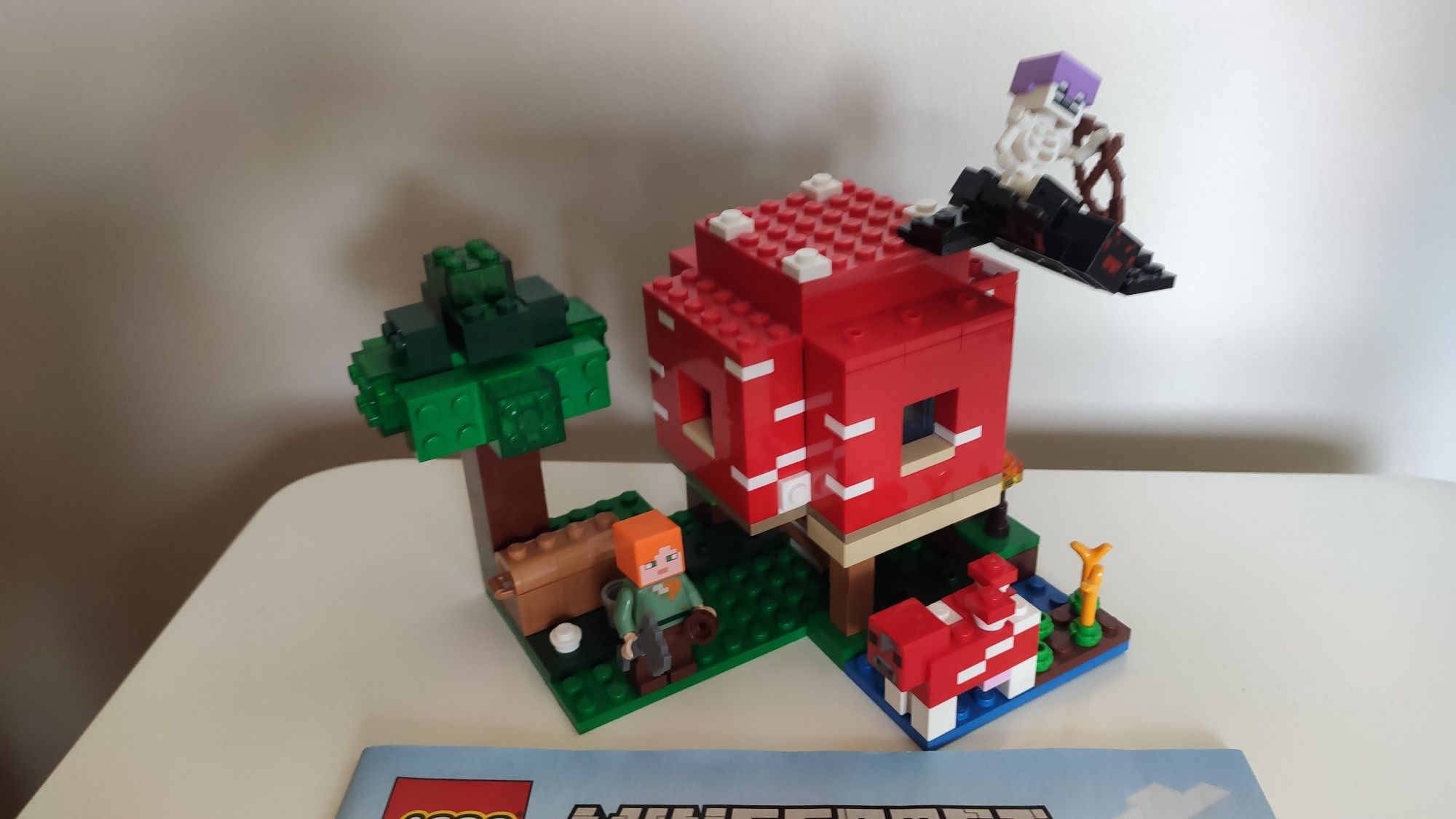 Klocki LEGO Minecraft 21179 Dom w grzybie kompletne