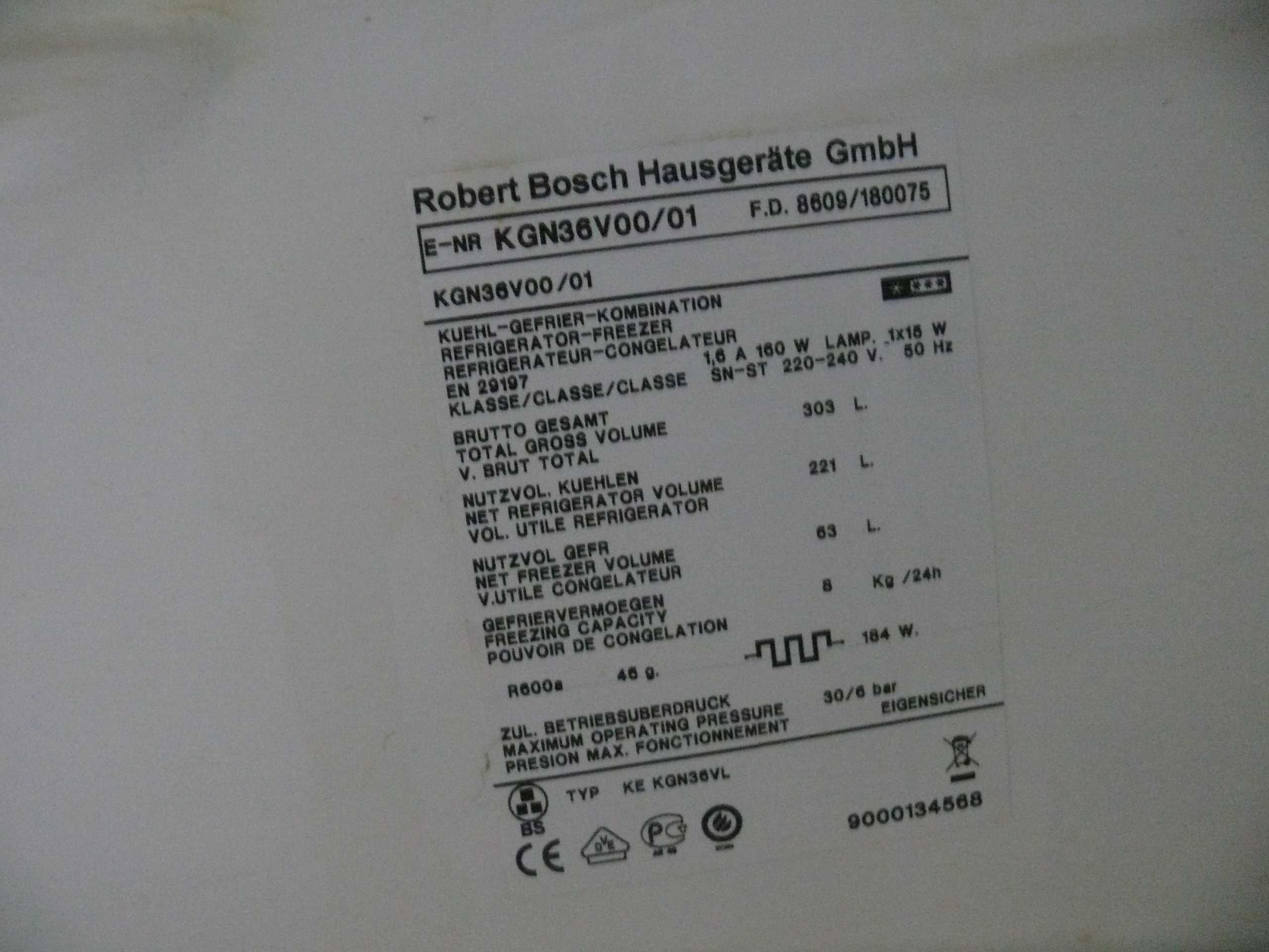 Lodówka BOSCH KGN36V00/01