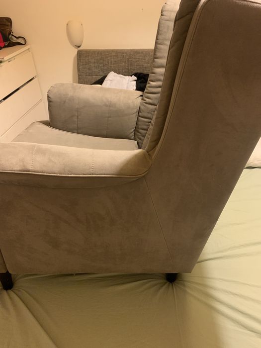 Vende-se poltrona cinza como nova