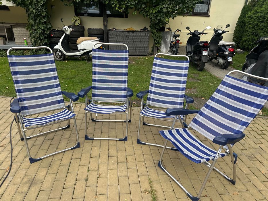 Krzesła ogrodowe do przyczepy kempingowej