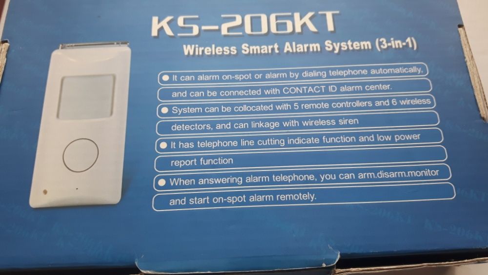 Alarme de intrusão para casa, loja ou escritório (KS-206KT)
