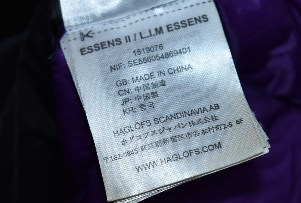 Haglofs Essens II L.I.M Down Ultralekka Kurtka Puchowa XS