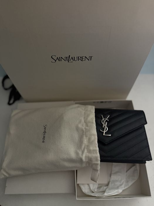 Сумка ysl cassandre yves saint laurent клатч оригінал, нова!
