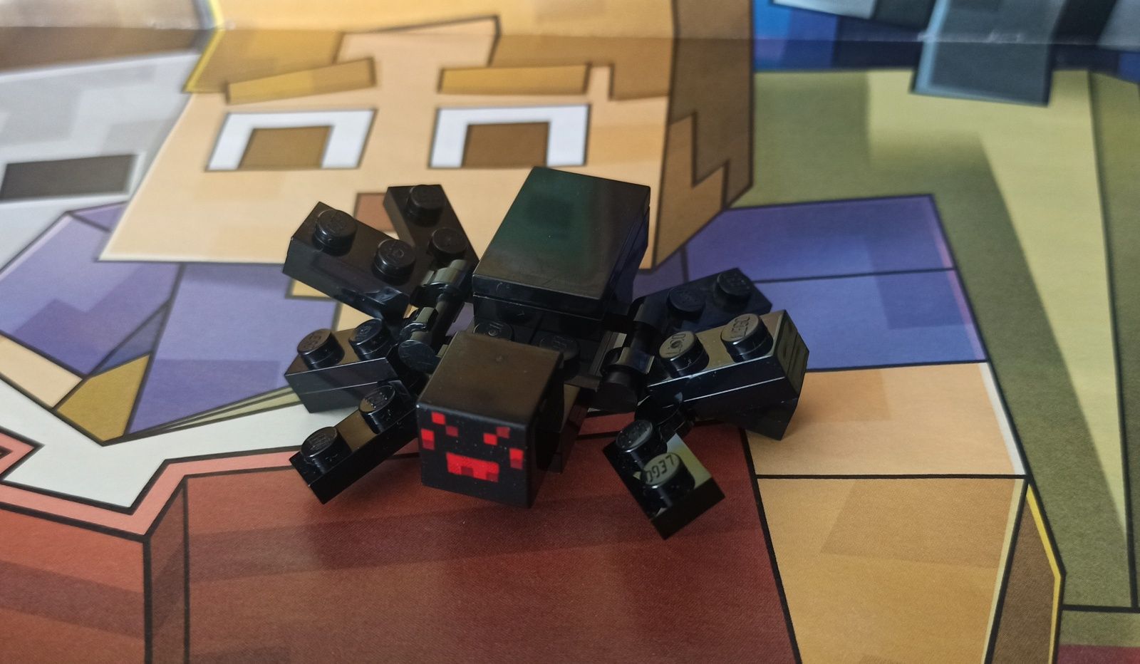 Lego minecraft pająk minespider04