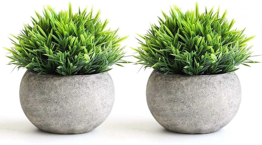 2 peças de plantas artificiais para decoração da casa em geral