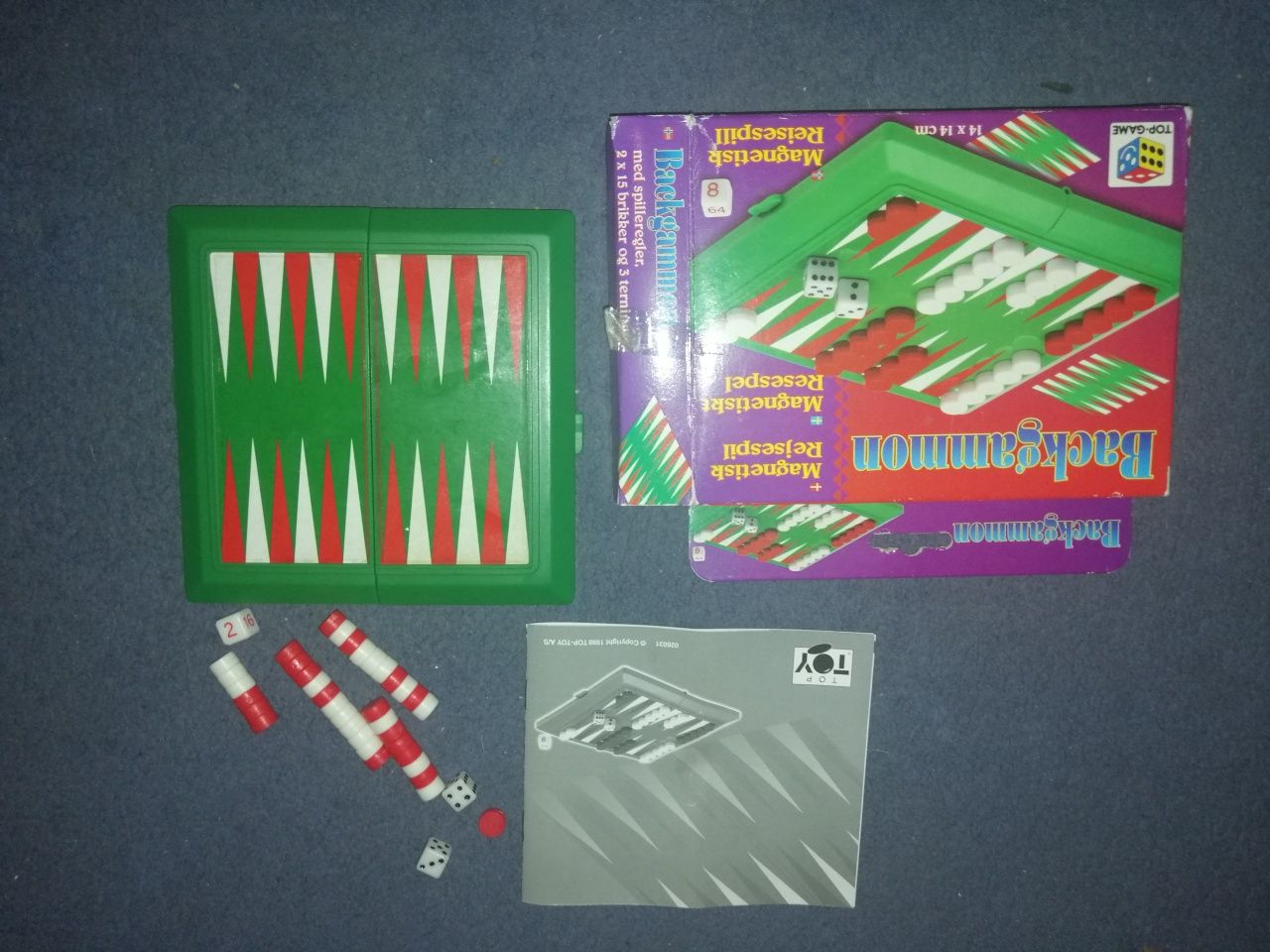 Gra backgammon kompletna