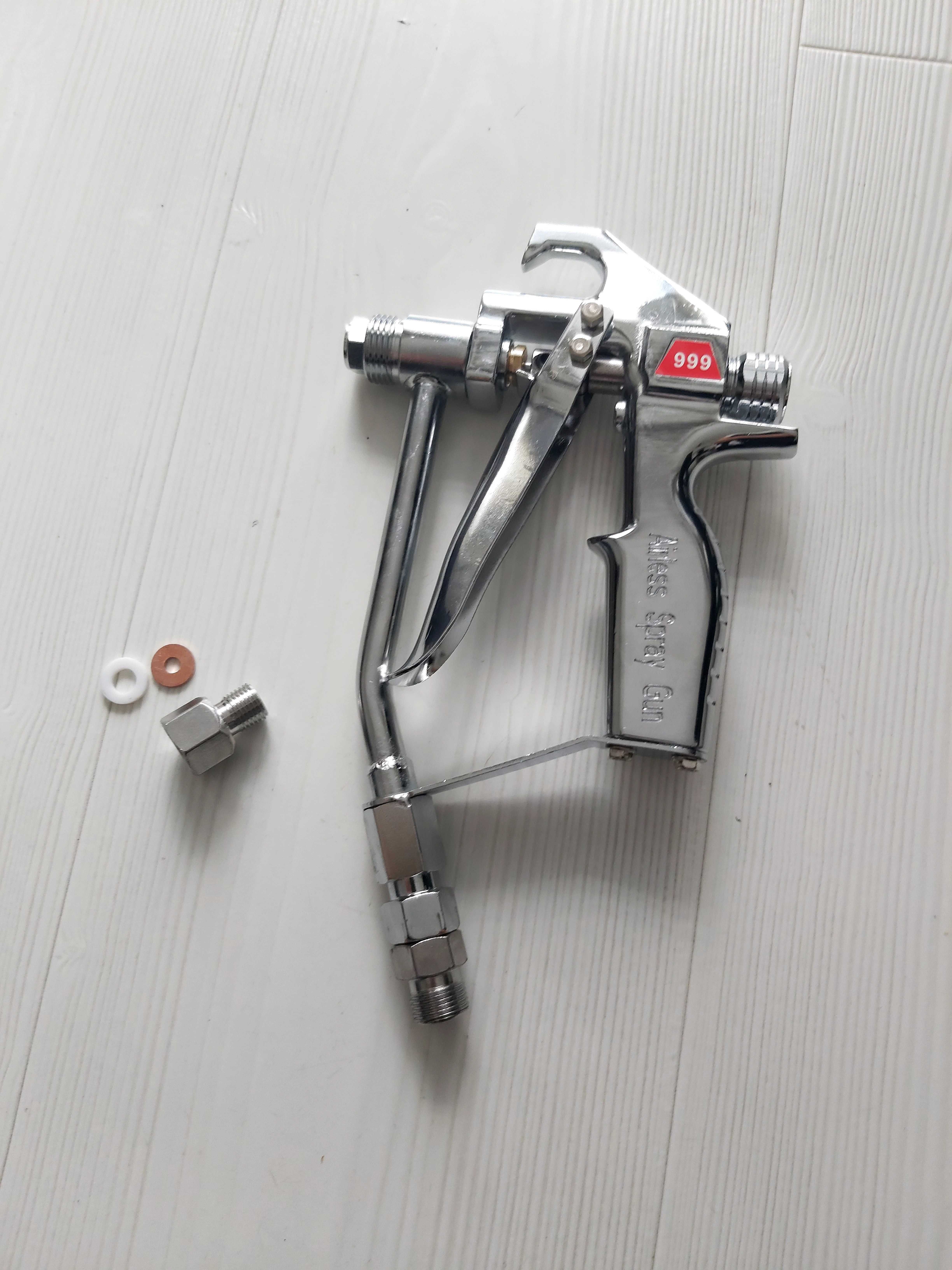 Pistolet spachlarski Cobra 999 -przyłącze wąż 3/8 + redukcja na 1/4