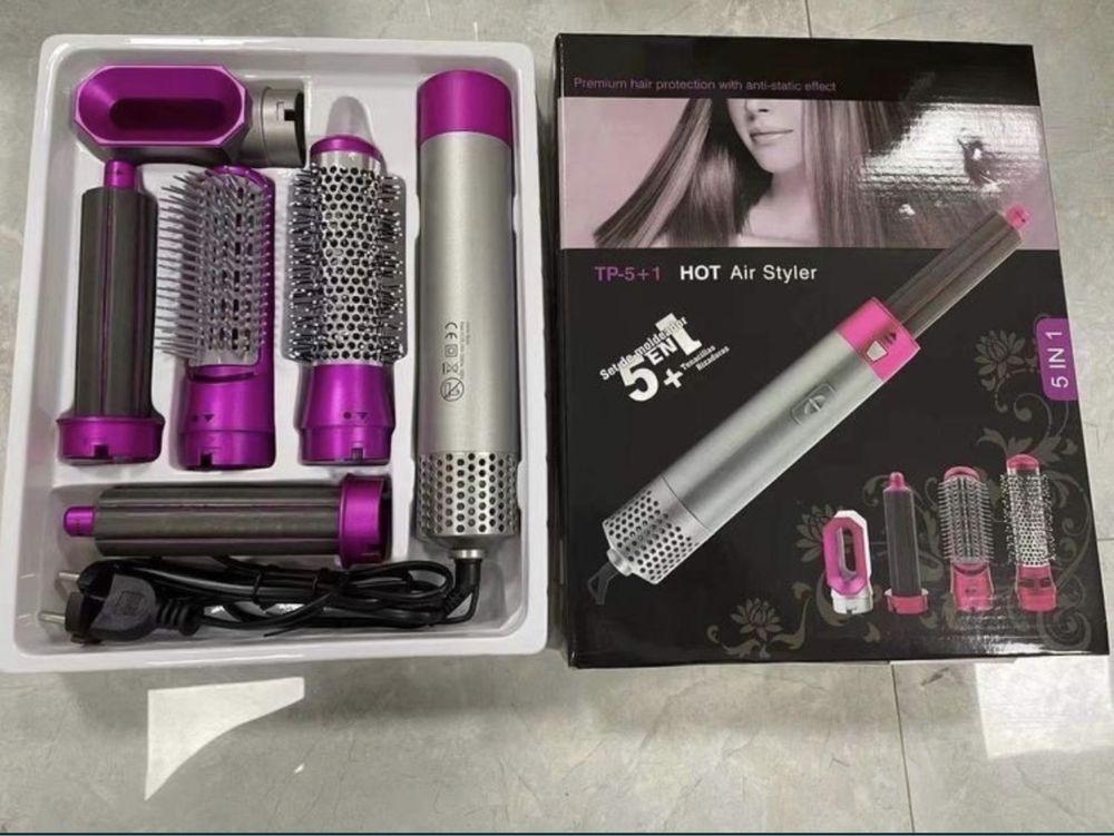 Фен стайлер 5в1 DYSON, дайсон щітка счетка, hot air styler 5in1 браш