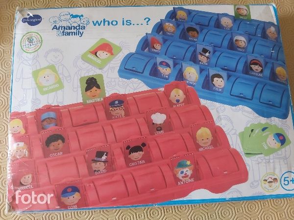 Who is ? Quem é?  Jogo tabuleiro