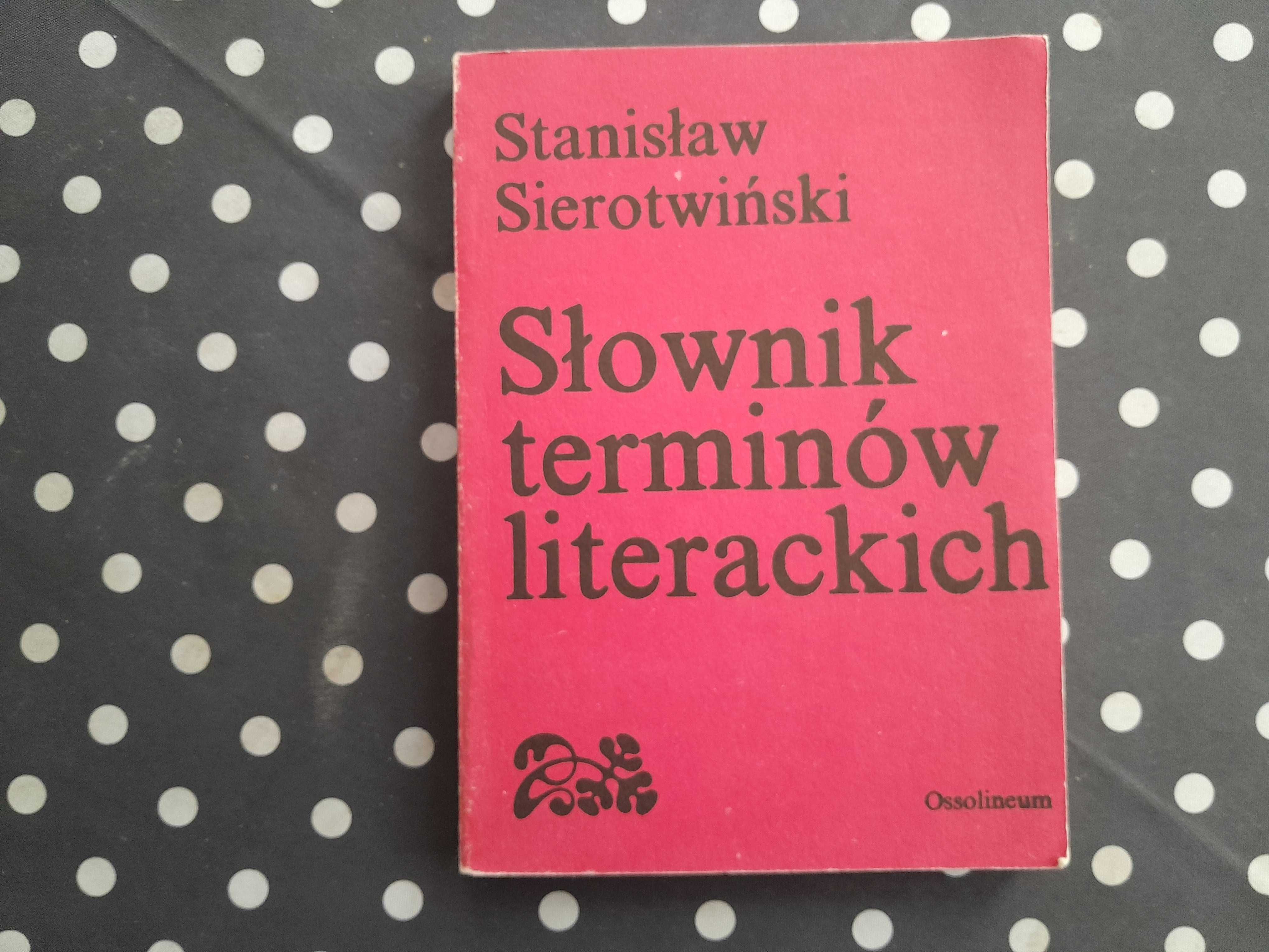 Słownik terminów literackich Stanisław Sierotwiński