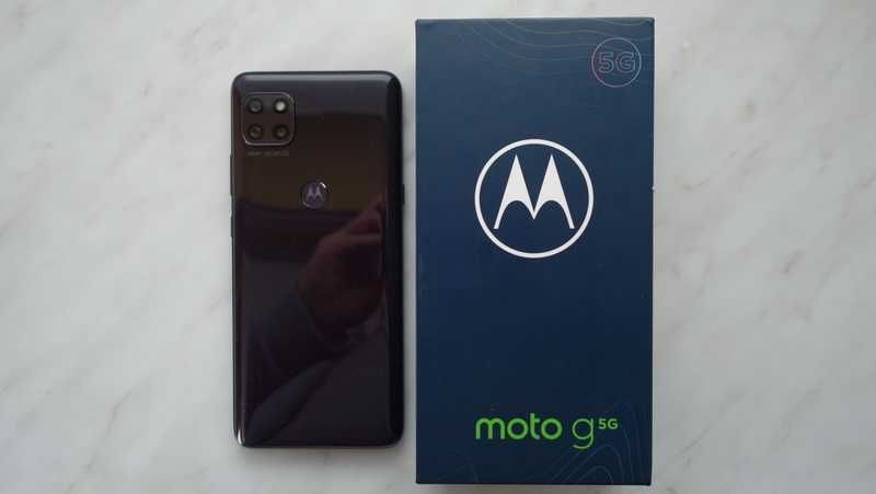 Motorola Moto G 5G Volcanic Grey + oryginalna ładowarka