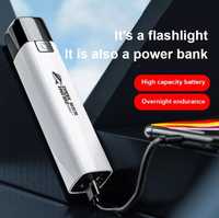 Светодиодный мощный удобный фонарик, USB, 2,5 cm * 12,3 cm,