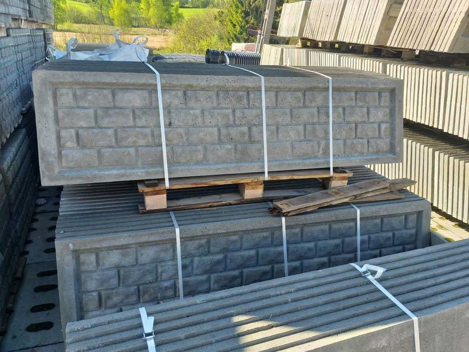 Panele ogrodzeniowe, podmurówka, ceownik, obejma, siatka, płyta beton