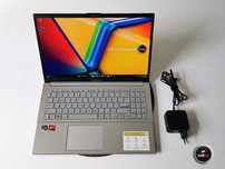PIĘKNY Asus Vivobook Go - Ryzen 5 7520u 16GB 512 SSD Bat. 90% OLED