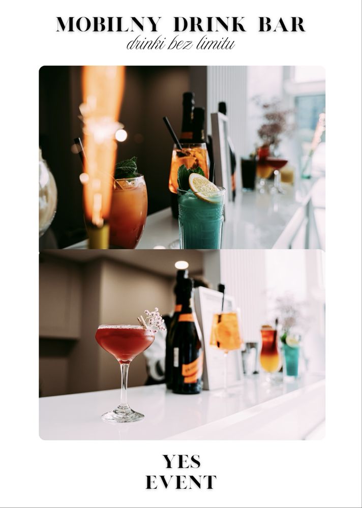 Mobilny Drink Bar na Wesela, Imprezy i Eventy