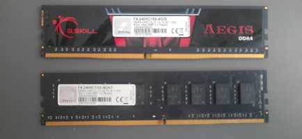 Memórias RAM 4GB + 4GB DDR4