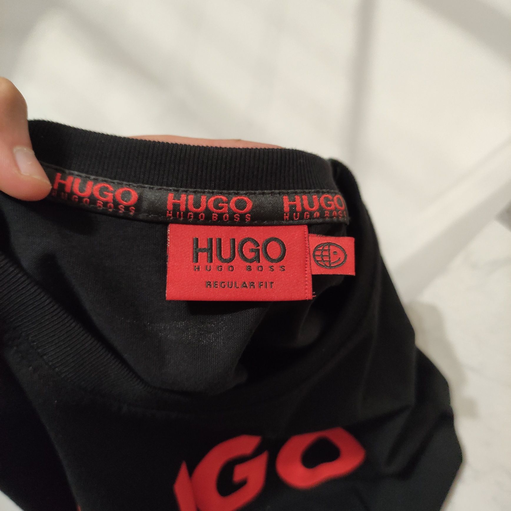 Футболка Hugo boss big logo чоловіча