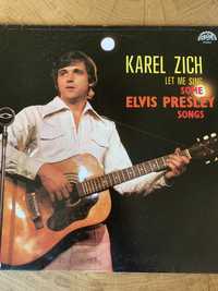 Karel Zich let me sing some elvis presley songs lp 12 cali vinyl płyta