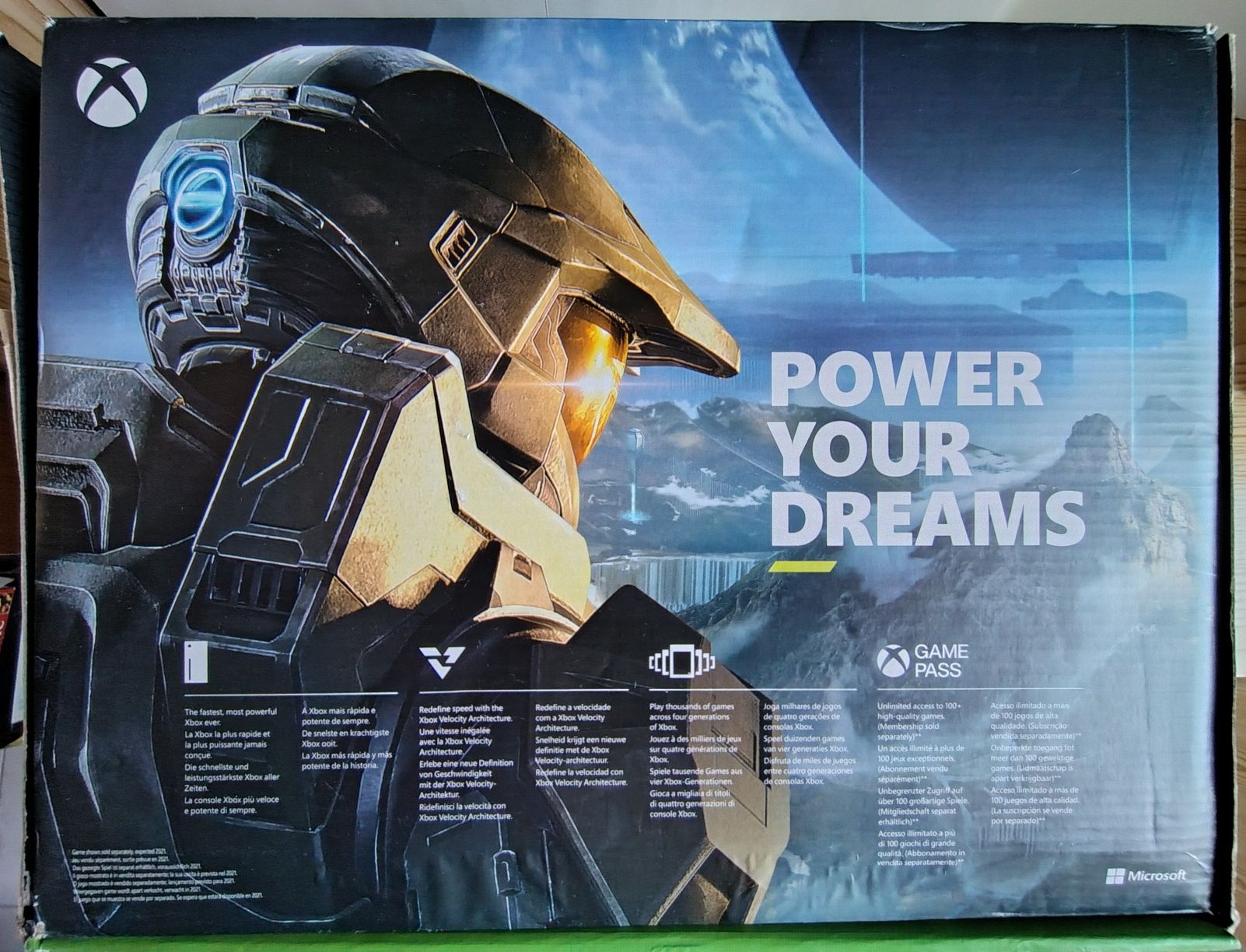 Caixa e Manual - Xbox Series X