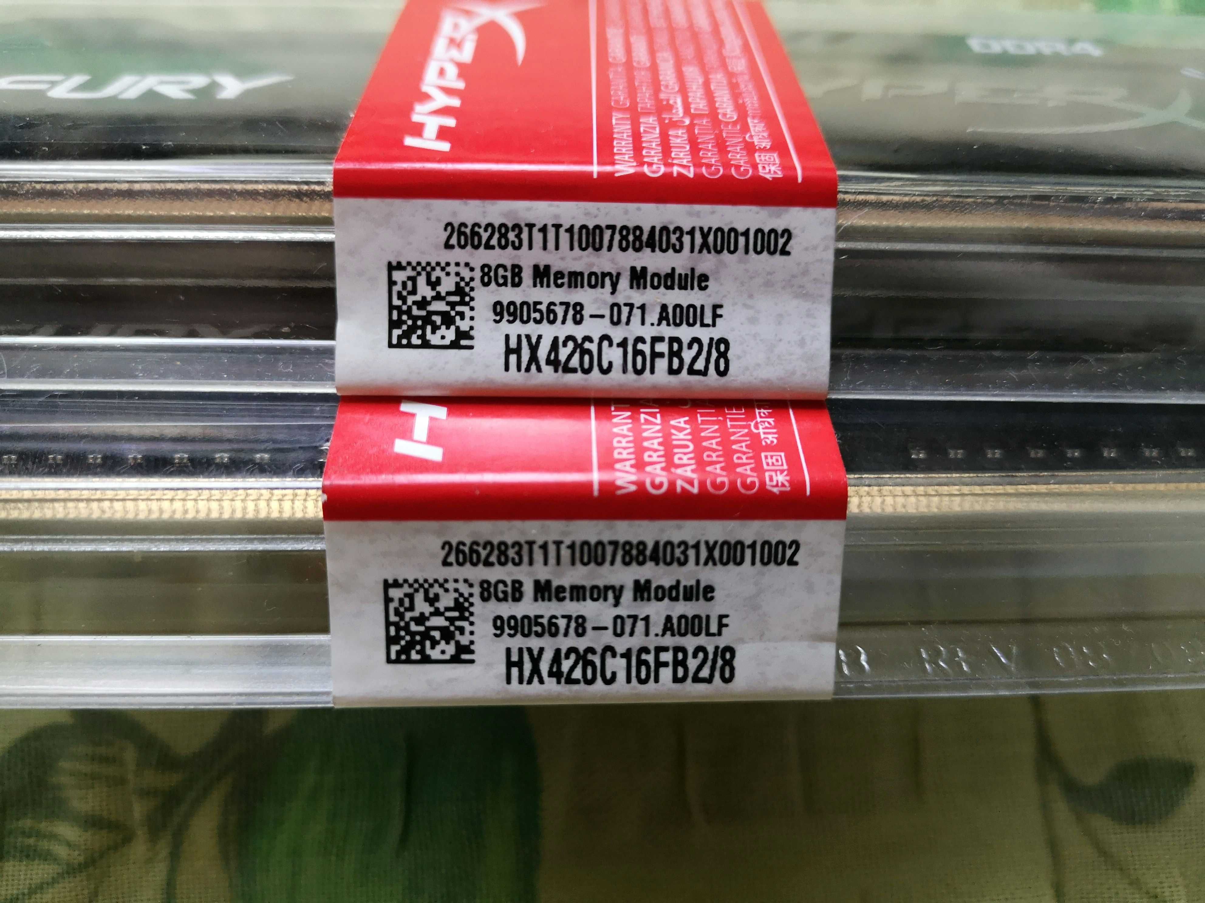 Оперативна пам'ять  DDR4  Kingston  16 Гб  (2х8 Гб)  2666 МГц