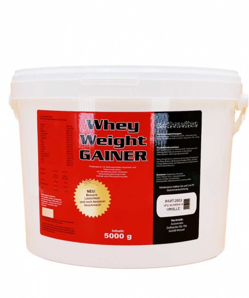 Whey Weight Гейнер2,5кг,5кг Протеїн 90 2,5кг, 4 кг