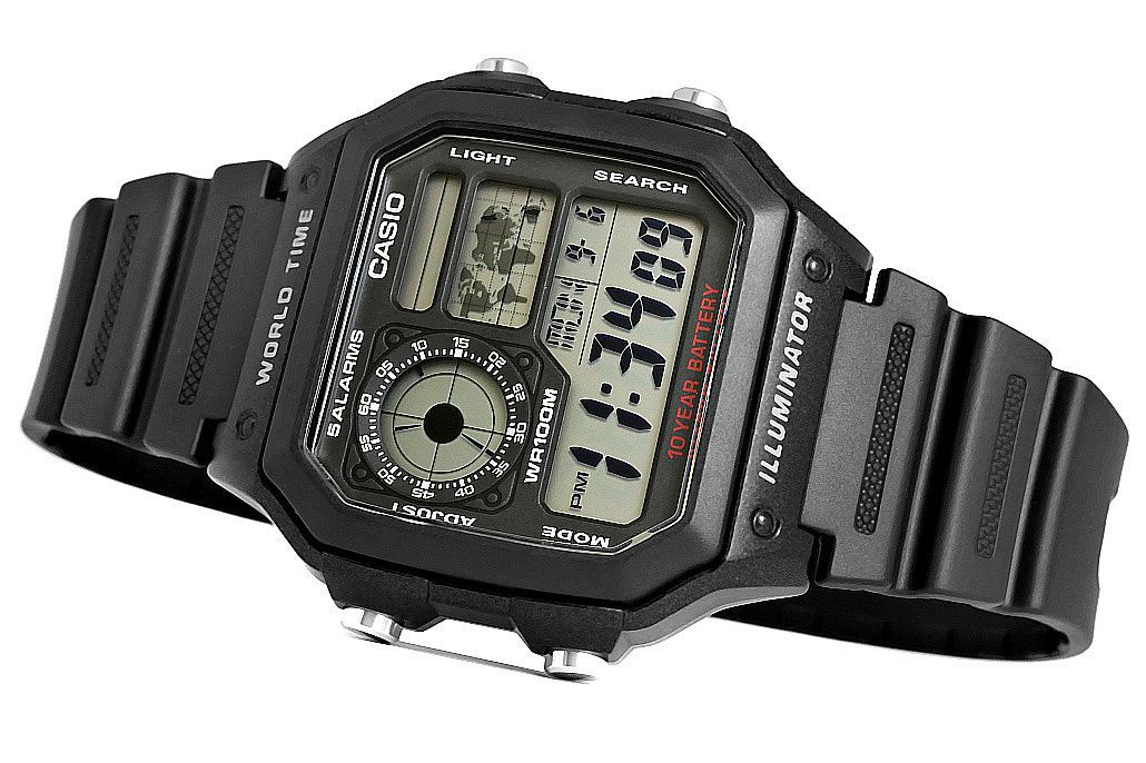 zegarek męski casio ae-1200wh-1avef