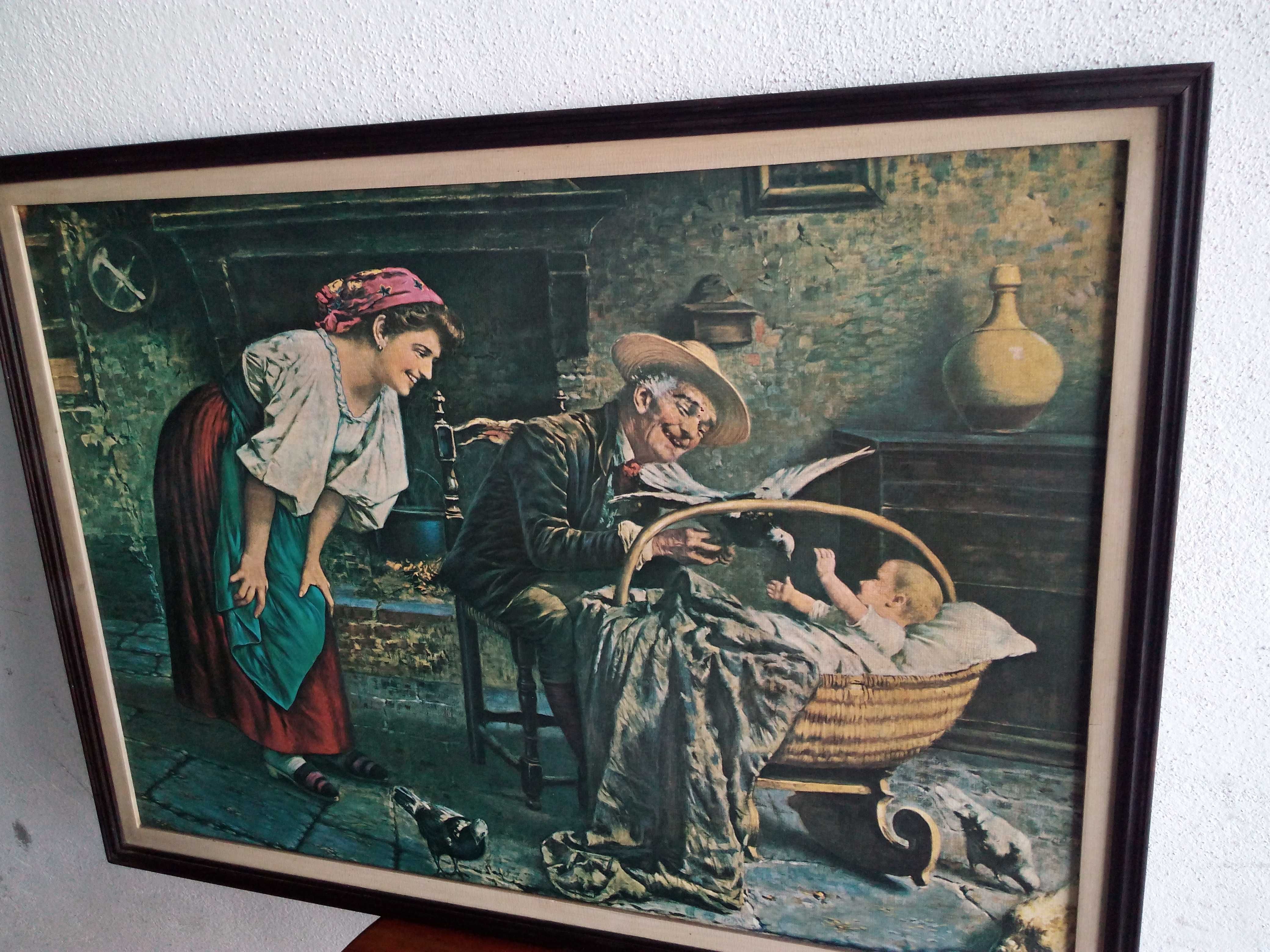 Quadro decorativo com mais de 30 anos