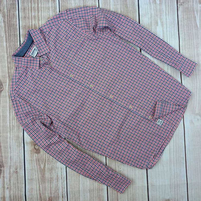 Dobber Modna Koszula Męska w Kratkę Bawełna Rozmiar M Dobber