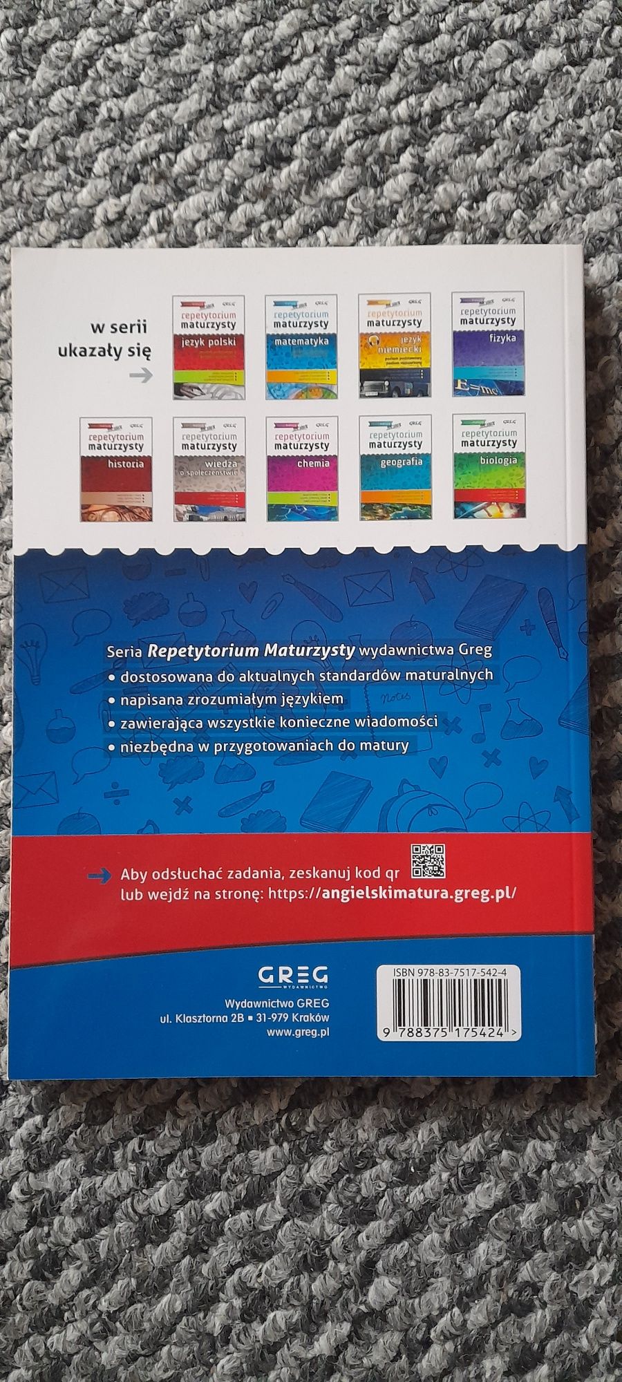 Repetytorium matrzysty język angielski Greg