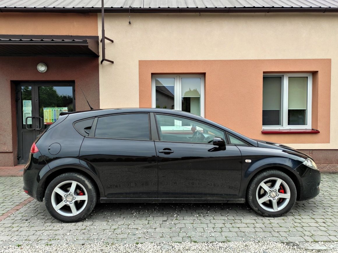 Seat Leon II 2006r., 1.9tdi, czarny, prywatnie, alu