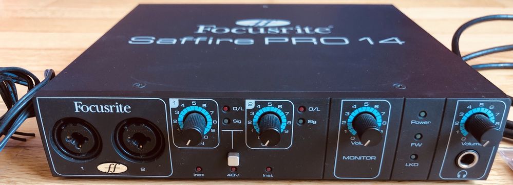 Placa de Som Focusrite Saffire Pro 14