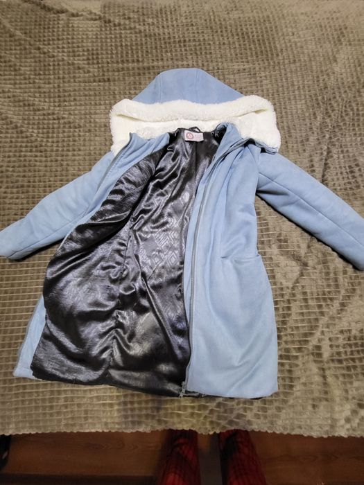 Куртка зимня замшева
