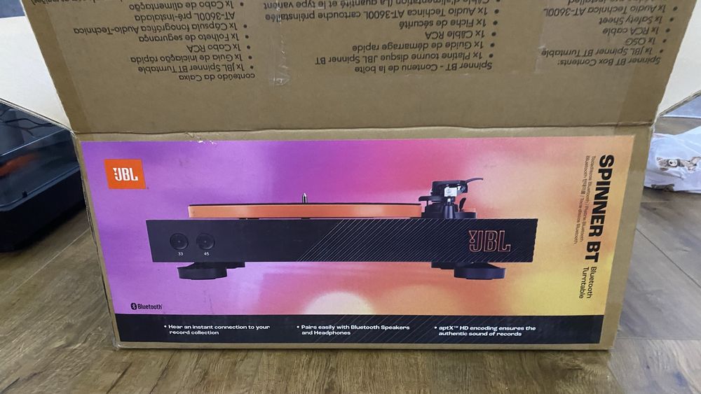 Jbl spiner bt програвач новий не був у використані