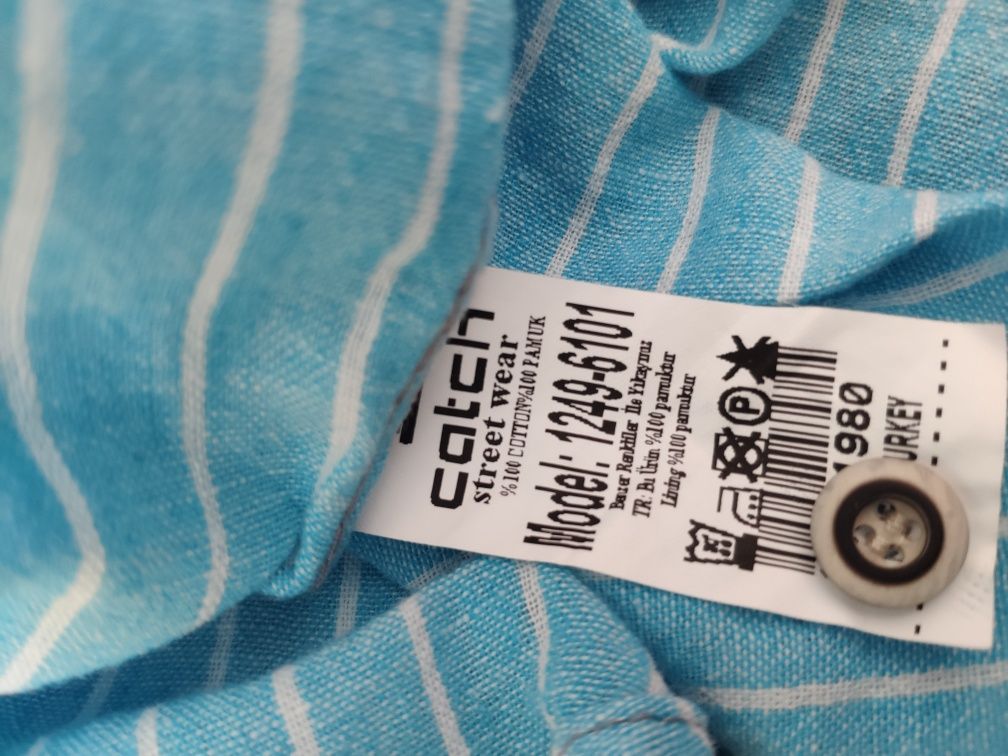 Nowa koszula męska, bawełna, długi rękaw S, M, L, XL