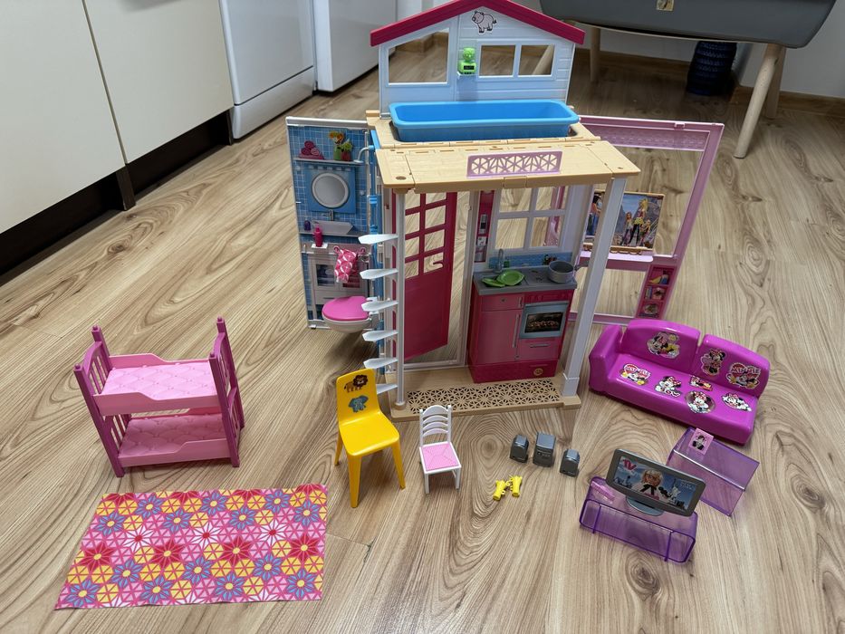 Domek Barbie 2-poziomowy