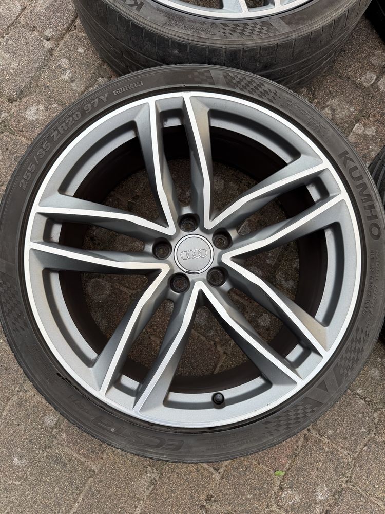 Aluflegi felgi kola Audi A6 A7 S6 4G9 255/35 R20 5x112 Hankook 2023r.
